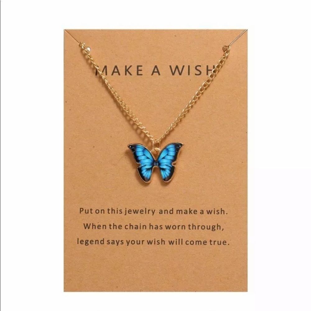 Make A Wish Butterfly Necklace